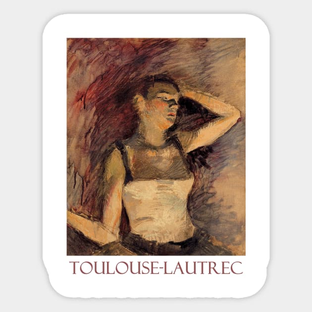 Study of a Dancer by Henri de Toulouse-Lautrec Sticker by Naves